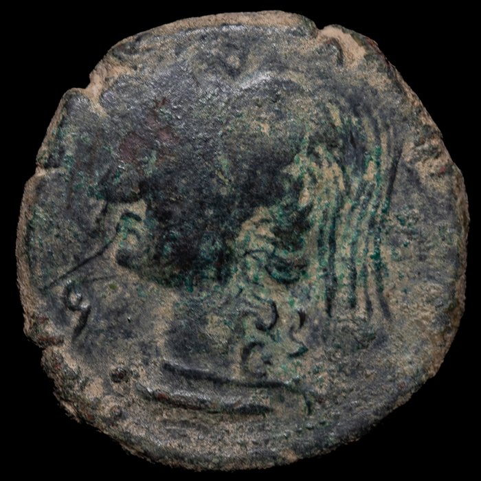 Hispania, Cartagonova. 1 Calco 220-215 a.C.  (Ingen mindstepris)