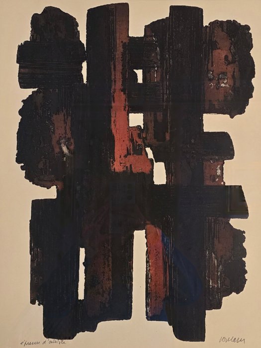 Pierre Soulages (1919-2022) - Eau-Forte IX