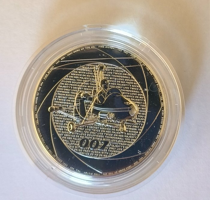 Frankrig, Germania. 2019/2024 James Bond  007 + Germania, 2x1 Oz (.999)  (Ingen mindstepris)