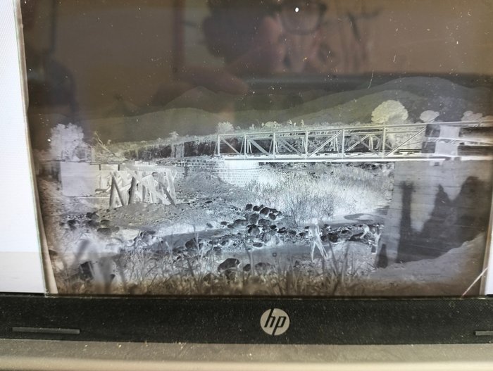 . - Glass negatives of people in Belgium Colonie