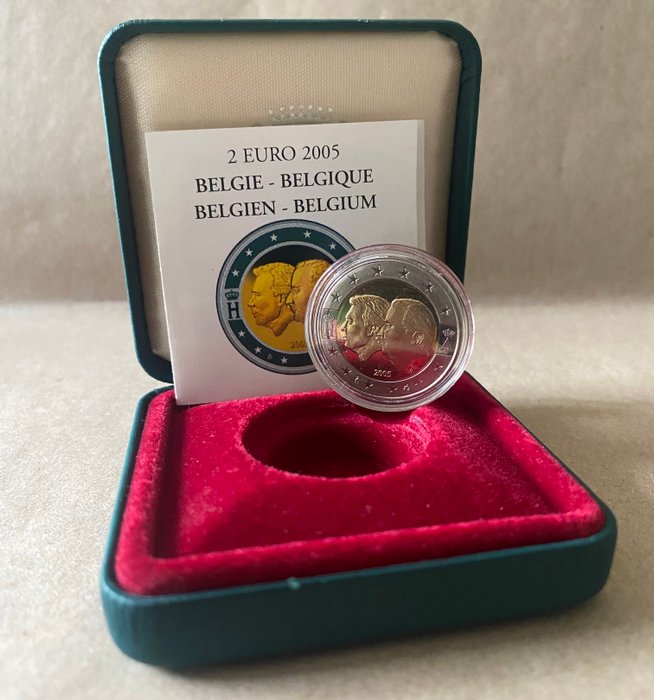 Belgien. 2 Euro 2005 Proof, Economic Union Belgium