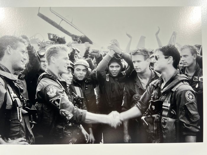 Top Gun (1986) - Tom Cruise (Maverick)   Val Kilmer (Ice) - Fine Art Photographie - XL 42x30 cm - Limited Edition - Gallery Stamp- Sign  Numbered 1/20 pcs -