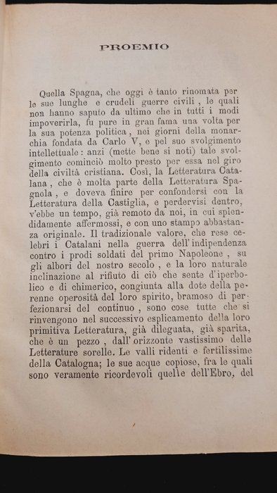 Enrico Cardona - Dell'antica letteratura catalana - 1878