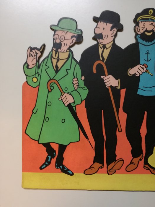 Kuifje, Tintin - Display Kuifje Casterman jaren 60 Floch Indus - 1 Skærm