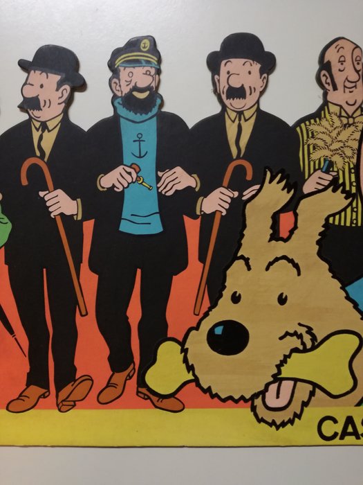 Kuifje, Tintin - Display Kuifje Casterman jaren 60 Floch Indus - 1 Skærm