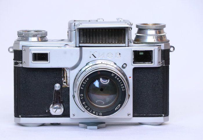 Kiev III + Industar (cirill felirattal) | Analogt kamera