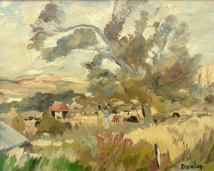 Roland Ossory Dunlop (1894-1973) - Afrikanisches Dorf