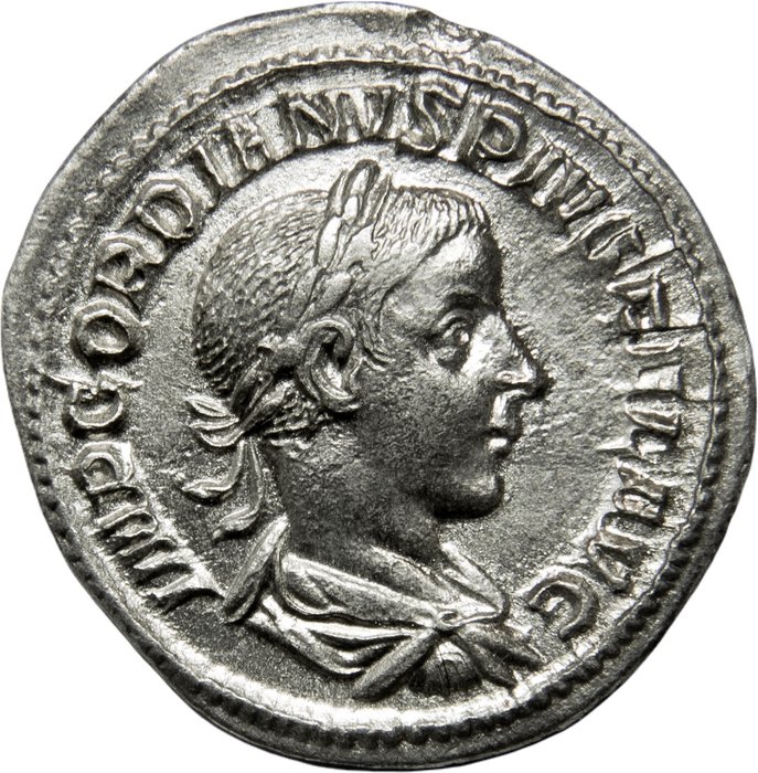 Romarriket. Gordian III (AD 238-244). Denarius Minted in Rome, 241. SECVRITAS PVBLICA