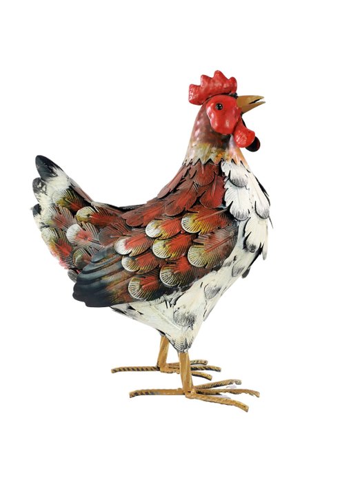 Statuette - CHicken - Jern Metal