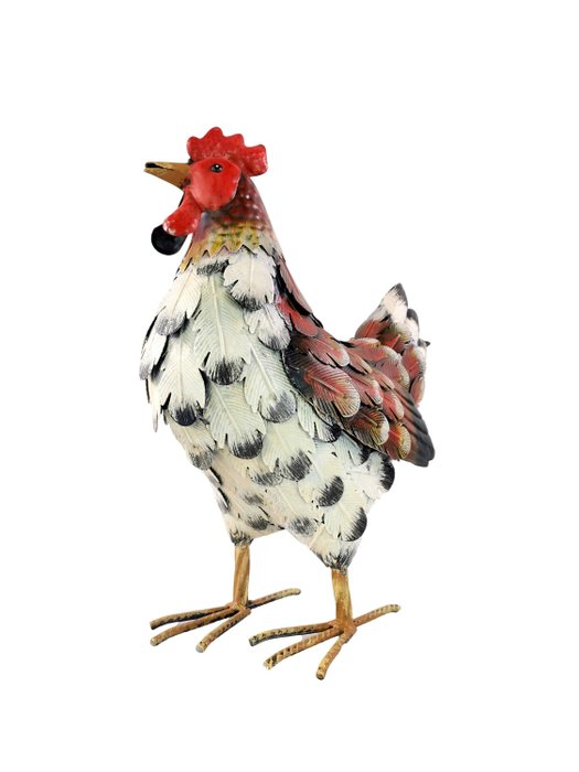 Statuette - CHicken - Jern Metal