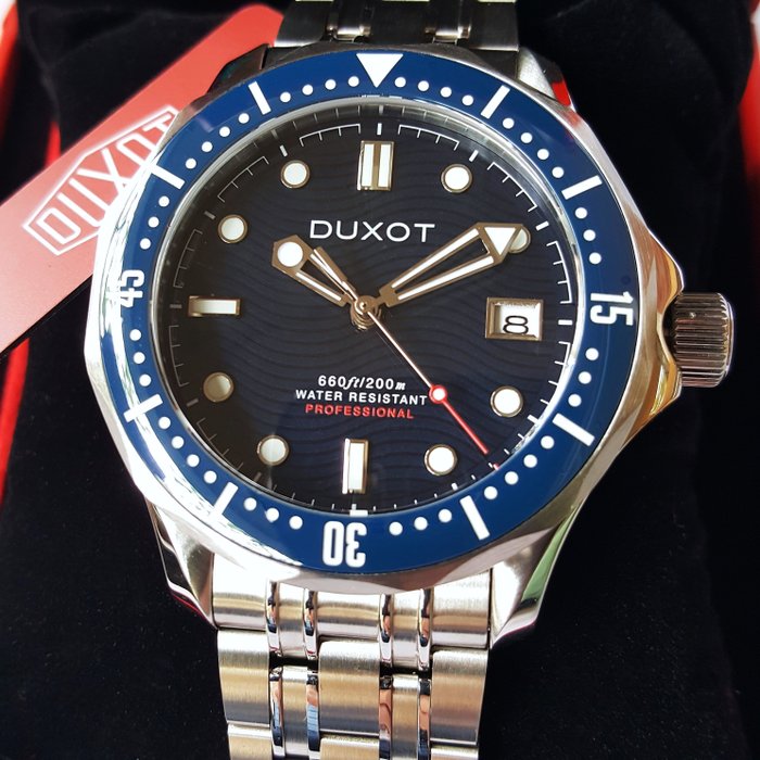 Duxot - Automatic - 24 Jewels - Sapphire - Diver - Ingen mindstepris - Mænd - Ny