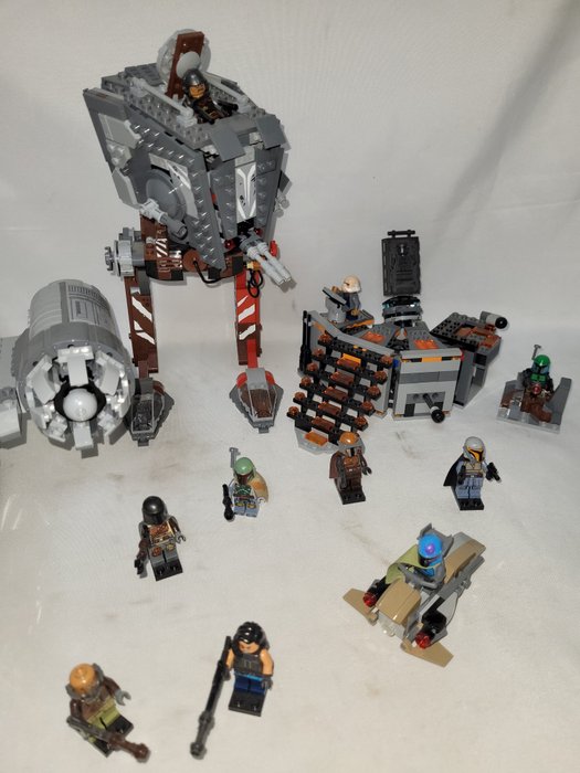 Lego - Star Wars - 75292 - 75137 - 75384 - Razor Crest / AT-ST Raider / Chambre carbonique. - Frankrig