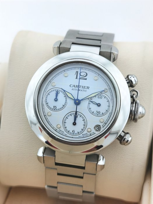 Cartier - Pasha Chronograph - 2412 - Unisex - 2000-2010