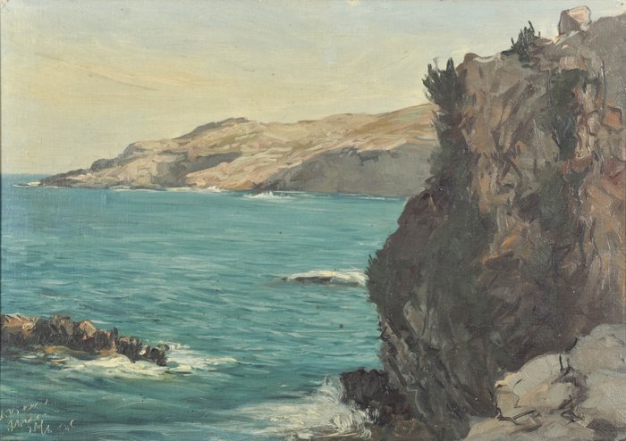 Daniel Been (1885-1967) - The cliffs of Ibiza