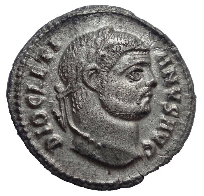 Romarriket Diocletian AD 284-305 Nicomedia Argenteus