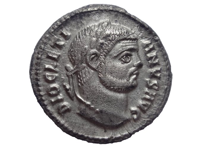 Romarriket Diocletian AD 284-305 Nicomedia Argenteus