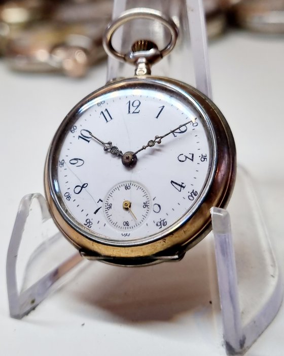 Cylinder  10 rubis pocket watch - 12226 - 1850-1900