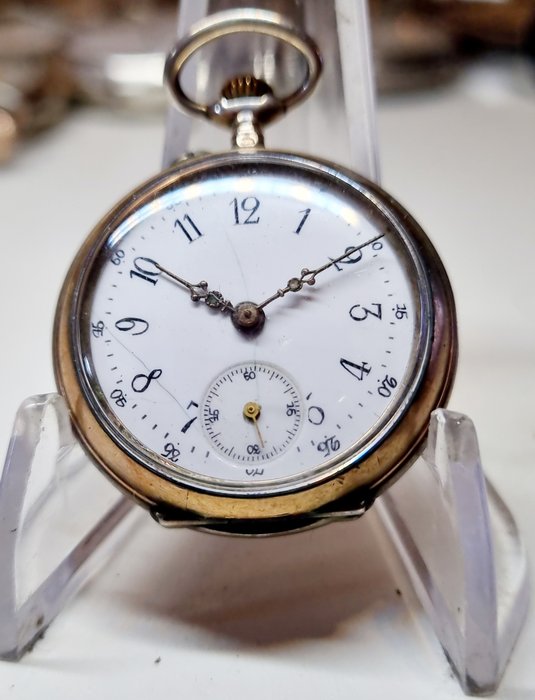 Cylinder  10 rubis pocket watch - 12226 - 1850-1900