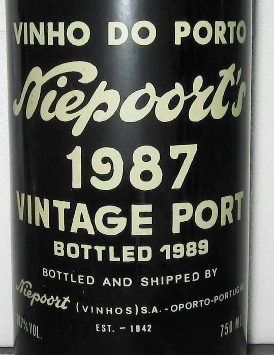 1987 Niepoort's - Vintage Port -  Douro  - 1 Flaske (0,75L)