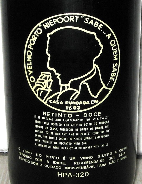 1987 Niepoort's - Vintage Port -  Douro  - 1 Flaske (0,75L)