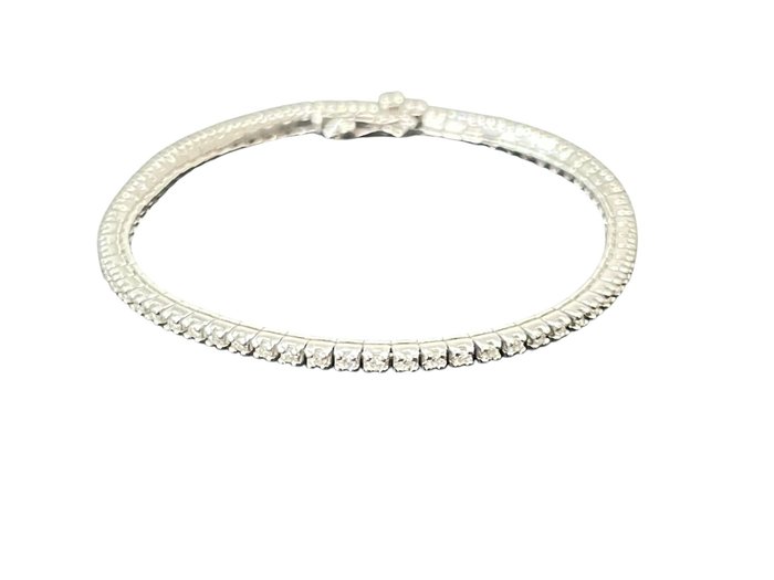 Ingen mindstepris - Armbånd - 18 kraat Hvidguld -  1.34ct. tw. Diamant (Natur)  - Diamant