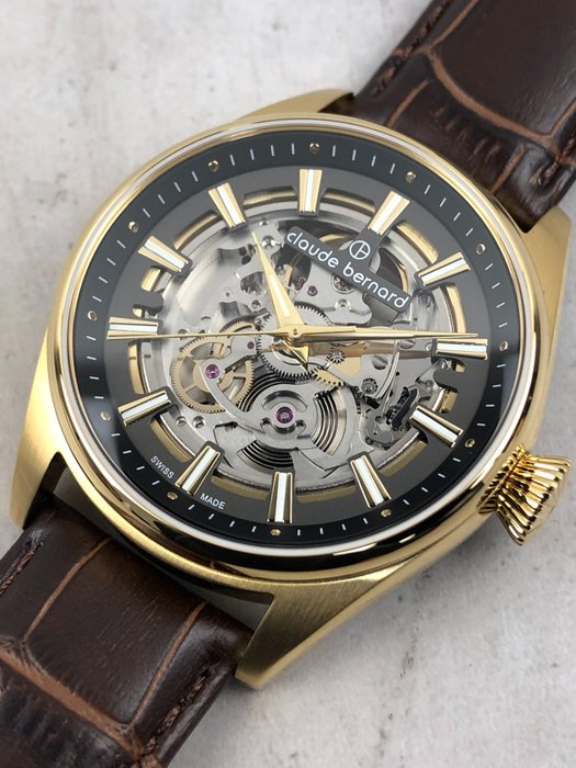 Claude Bernard - Proud Heritage Automatic Skeleton - 85307 37JC GID - Mænd - 2011-nu