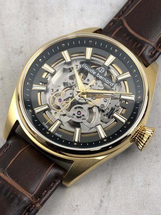 Claude Bernard - Proud Heritage Automatic Skeleton - 85307 37JC GID - Mænd - 2011-nu