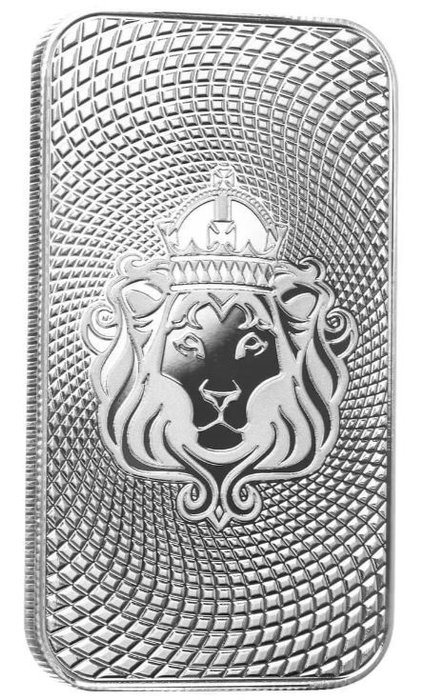 Mexico Silver Bar ND The Vortex Lion 1 Oz (999)  (Ingen mindstepris)