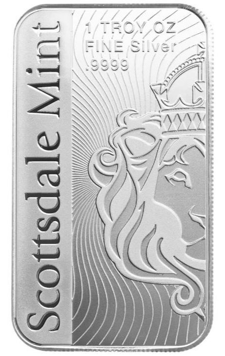 Mexico Silver Bar ND The Vortex Lion 1 Oz (999)  (Ingen mindstepris)