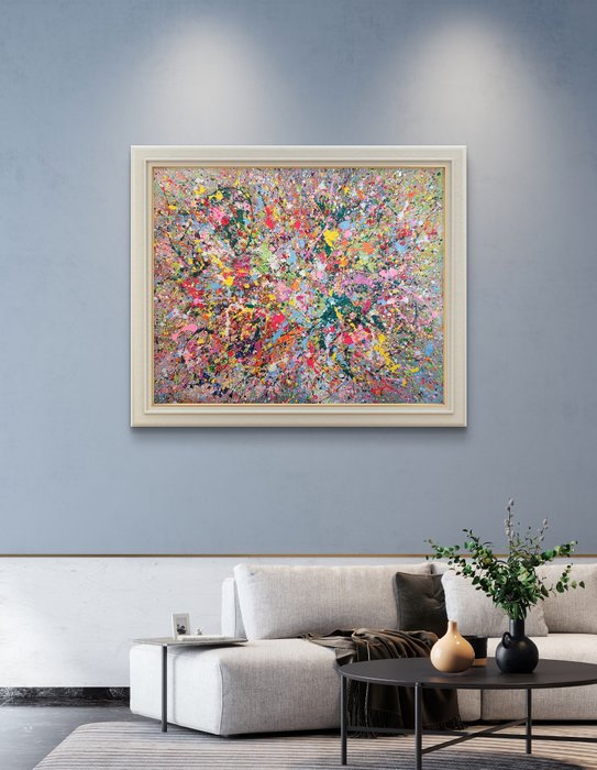 Jana Noldin - Abstract N.913  - XL No Reserve  Day