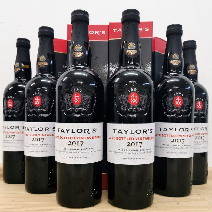 2017 Taylor's - Late Bottled Vintage Port -  Porto  - 6 Flasker (0,75 L)