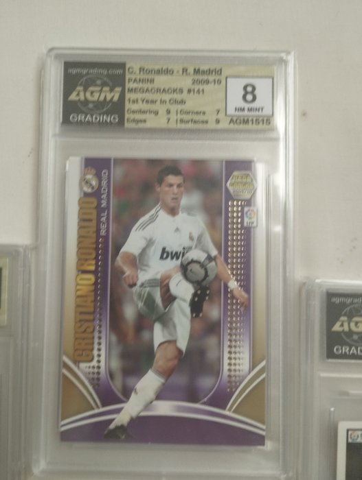 2004  2009 Panini WCCF  Liga - Cristiano Ronaldo - 4 Card - Glimrende (EX)