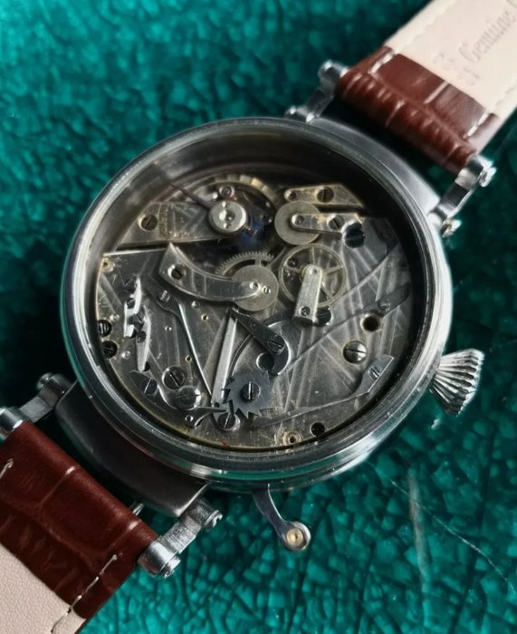 Lemania - Quarter repeater and Chronograph - marriage watch - 1901-1949