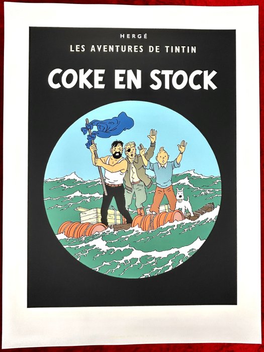 Kuifje Prenten Escale - Coke en stock - 1 Album - Begrænset udgave - 1988