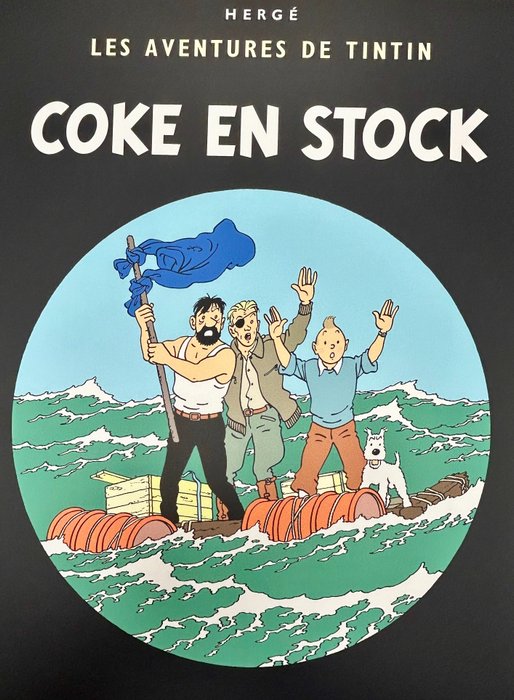 Kuifje Prenten Escale - Coke en stock - 1 Album - Begrænset udgave - 1988