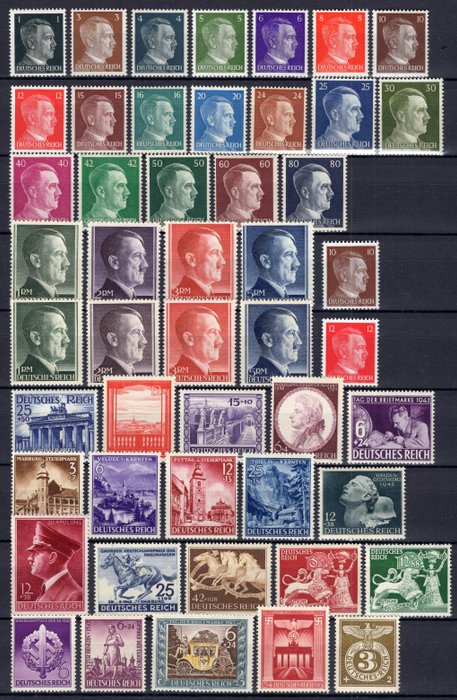 Tyske Kejserrige 1940/1945 - Komplet samling */MNH - Michel 739/910