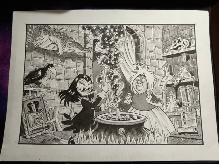 Esteban - 1 Original drawing - Disney Showcase Collection - Magica D'Spell - 2024