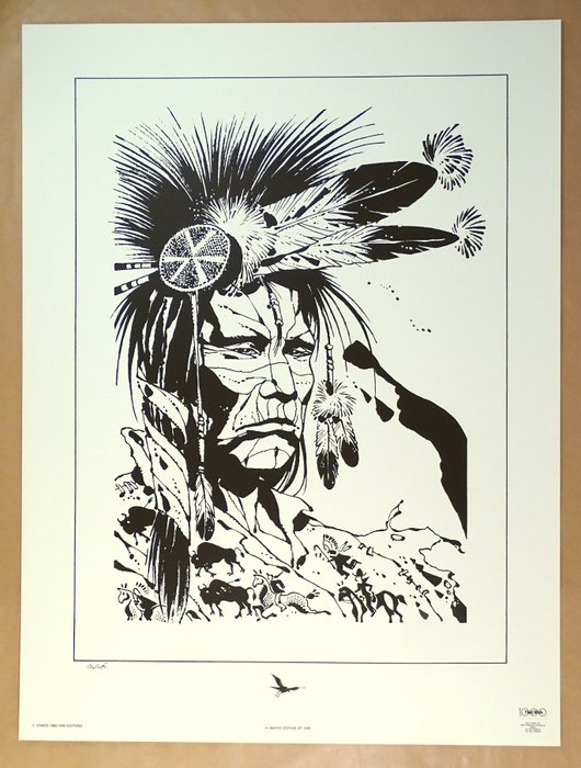 Comès, Didier - 1 Offset Print - Indien - 1992