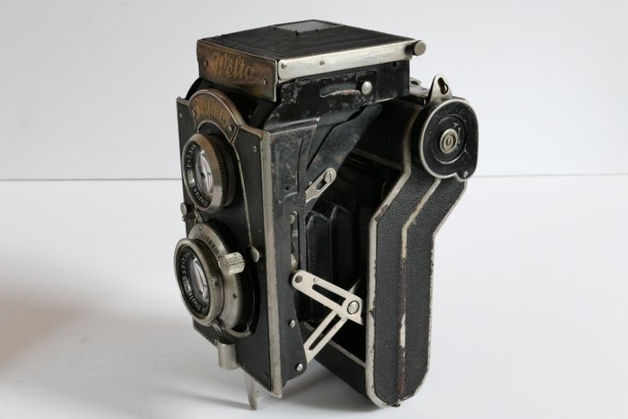 Welta Perfekta Folding TLR. Meyer Trioplan 7.5 cm f3.5 Lens . To-øjet spejlreflekskamera (TLR)