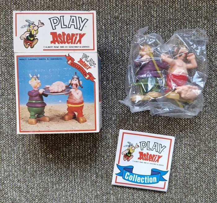 2 Figurines Play Astérix - Toycloud - 1980