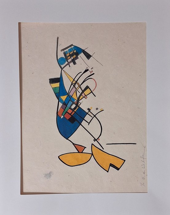 Emma Wildfang - Donald Duck "Tribute series - Icons Reimagined "Wassily Kandinsky"