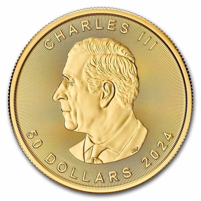 Canada. 50 Dollars Goldmünze Maple Leaf 2024 1 oz