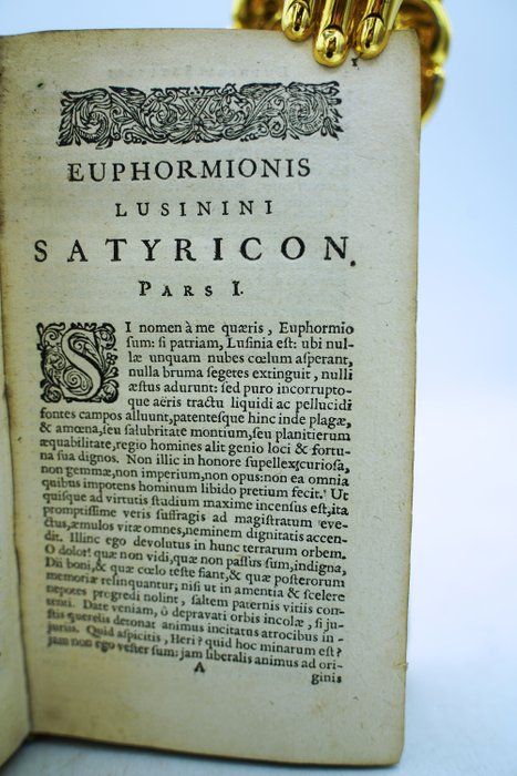 Jean Barclay - Euphormionis Lusinini sive Ioannis Barclaii Satyricon - 1664