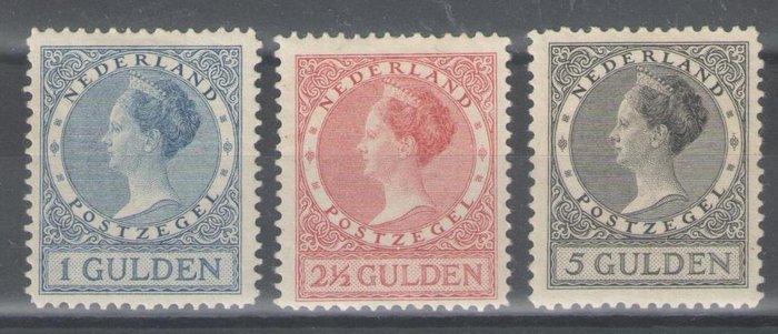 Holland 1926/1927 - Dronning Wilhelmina type 'Veth' - NVPH 163/165