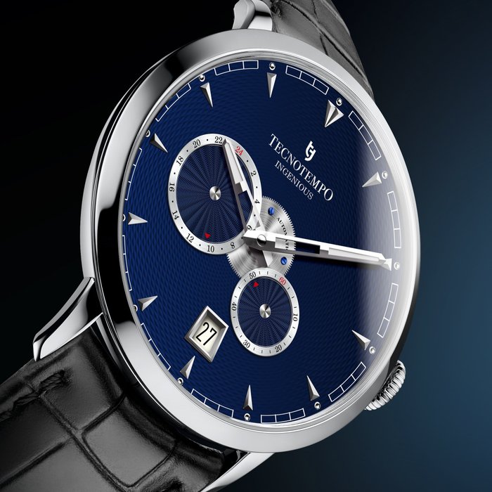 Tecnotempo - "Ingenious" - Blue Dial - Limited Edition 150PCS - - Ingen mindstepris - TT.ING.BL - Mænd - 2011-nu