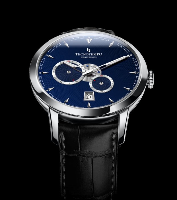 Tecnotempo - "Ingenious" - Blue Dial - Limited Edition 150PCS - - TT.ING.BL - Mænd - 2011-nu