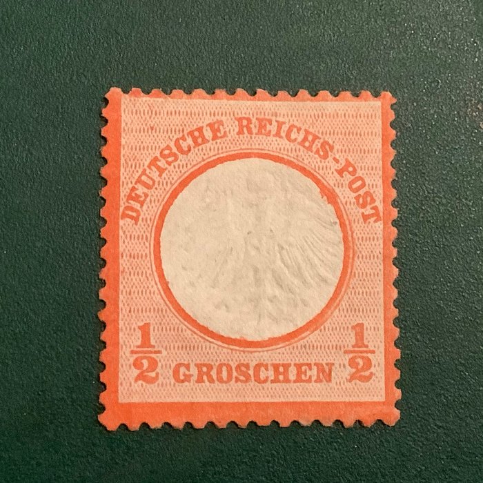 Tyske Kejserrige 1872 - 1/2 Groschen lille brutschhield - Michel 3