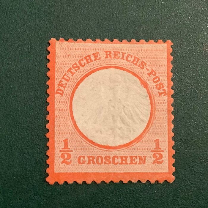 Tyske Kejserrige 1872 - 1/2 Groschen lille brutschhield - Michel 3