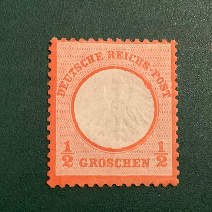 Tyske Kejserrige 1872 - 1/2 Groschen lille brutschhield - Michel 3