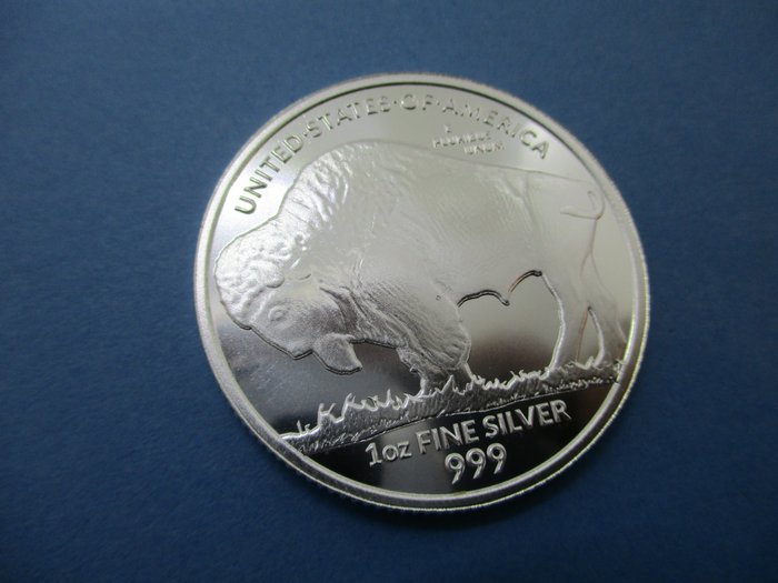 Förenta staterna. Silver medal 2023 Buffalo, 1 Oz (.999)  (Ingen mindstepris)